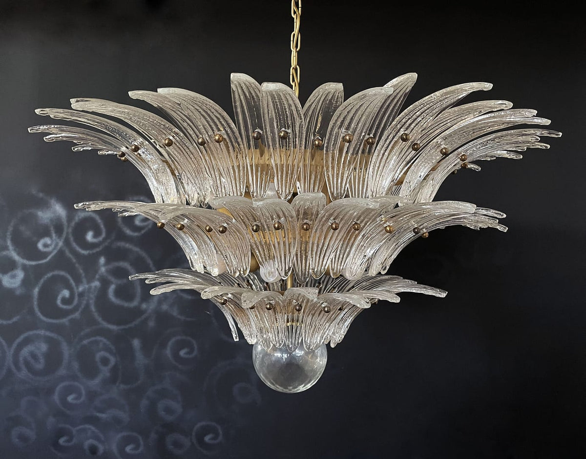 Murano takkrona Gatsby Ø100 - 104 glas