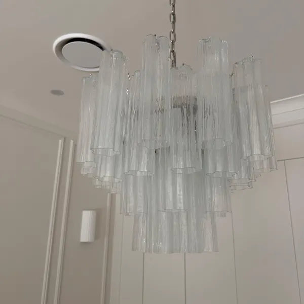 Murano takkrona Tubular Ø58 - 36 glas