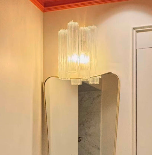 Vägglampa Tubular Mini - Klart glas