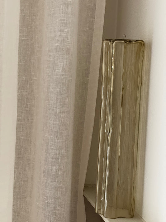 Murano takkrona Tubular Ø45 - 30 glas Honung