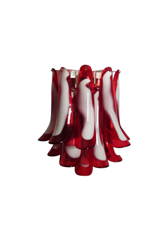 Murano vägglampa Mazzega - Rosso