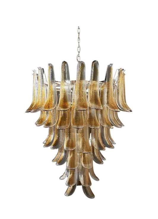 Murano takkrona Mazzega Ø80 - 75 amber