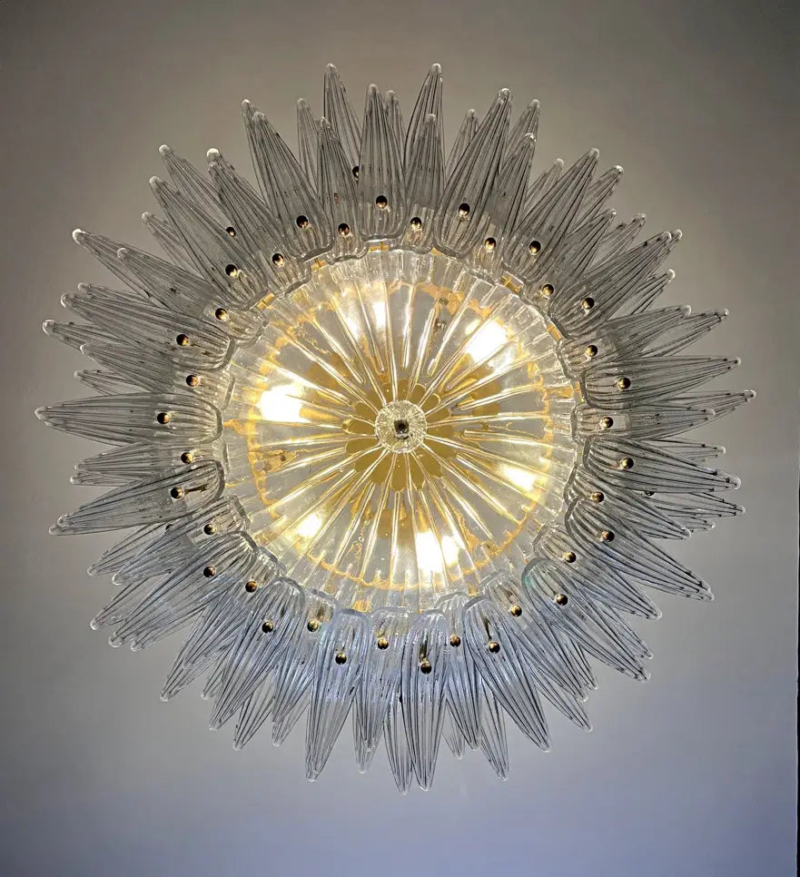 Murano takkrona Gatsby Ø105 - 82 glas