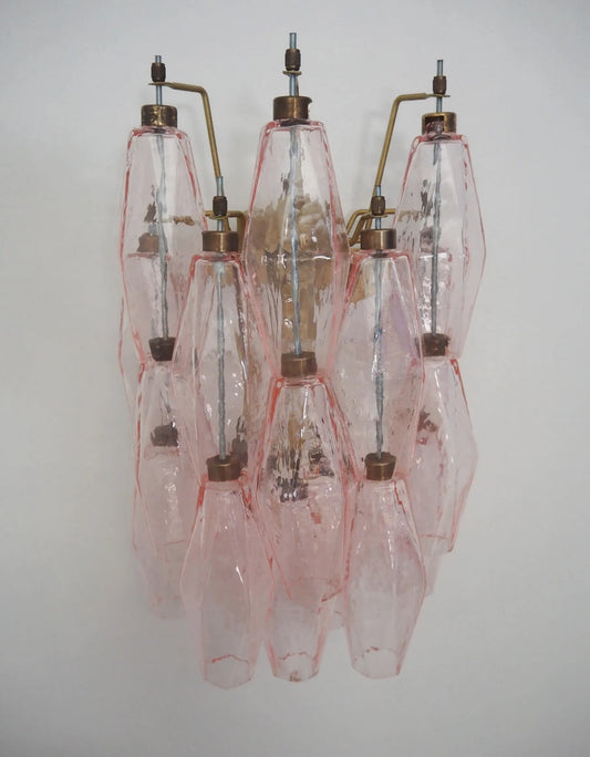 Vägglampa Poliedri Rosa