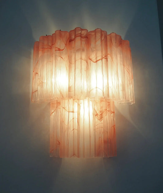 Vägglampa Tubular Medium Blush Swirl