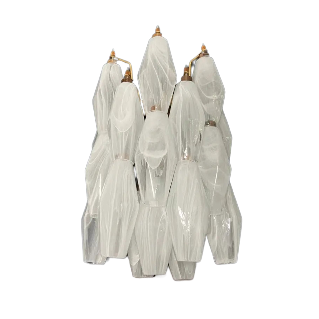 Vägglampa Poliedri Alabaster