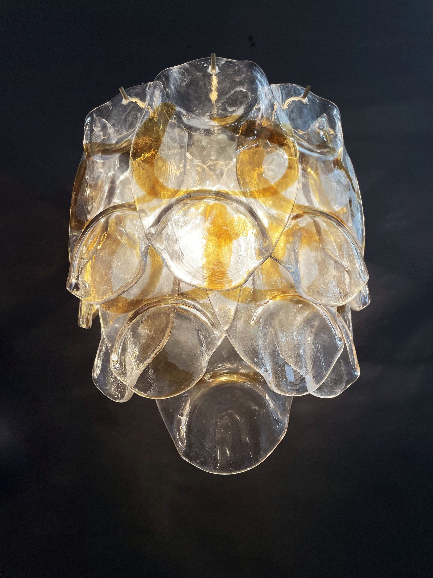 Murano vägglampa Mazzega Crostoli