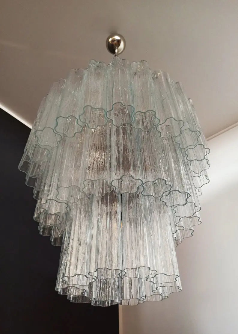 Murano takkrona Tubular Ø60 - 52 glas