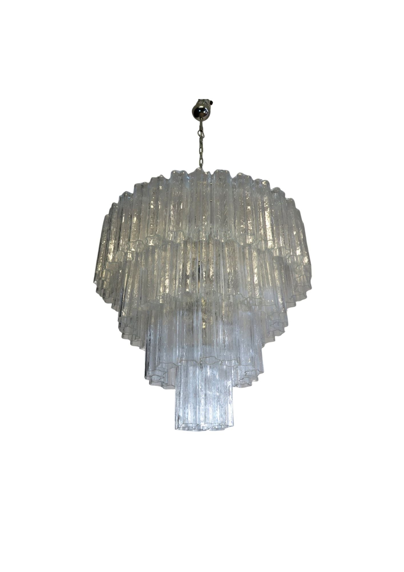 Murano takkrona Tubular Ø85 - 78 glas