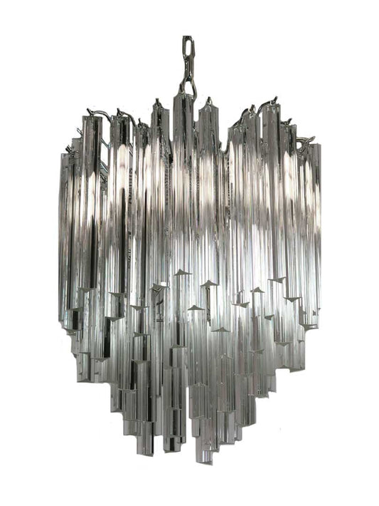 Murano takkrona Triedri Ø45 - 92 glas