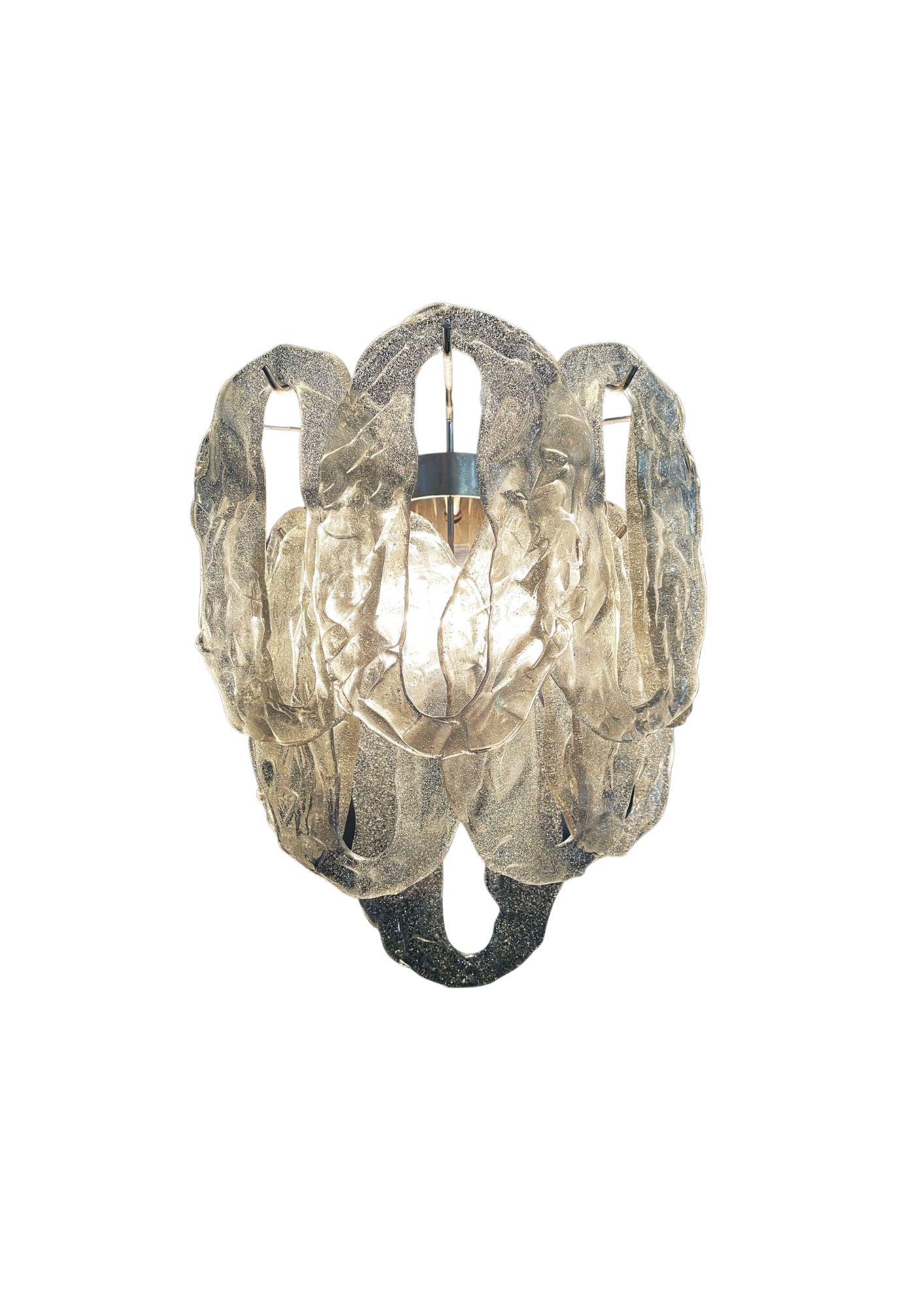 Murano vägglampa Pulegosi Antikgrön