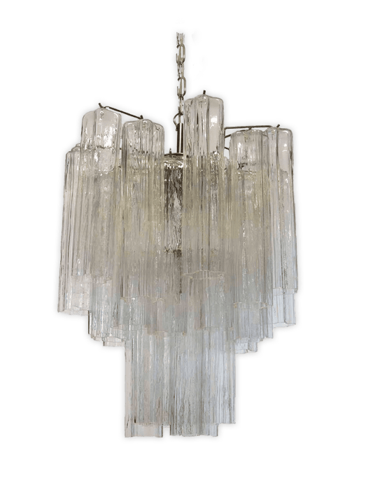 Murano takkrona Tubular Ø45 - 30 glas