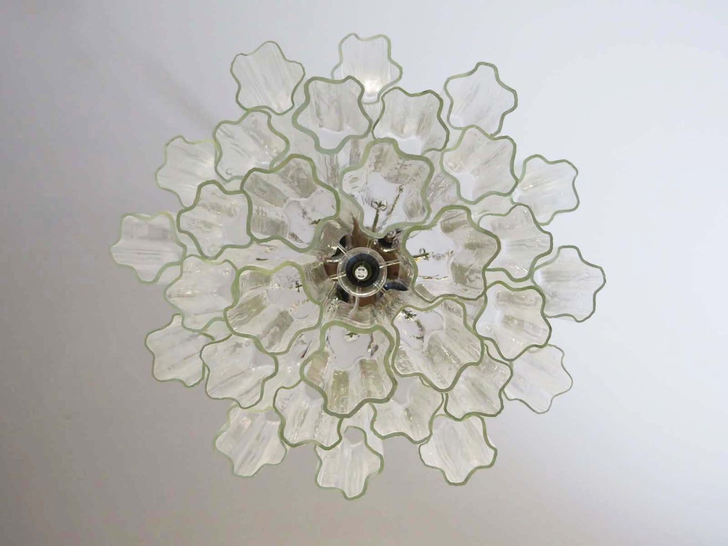 Murano takkrona Tubular Ø45 - 30 glas