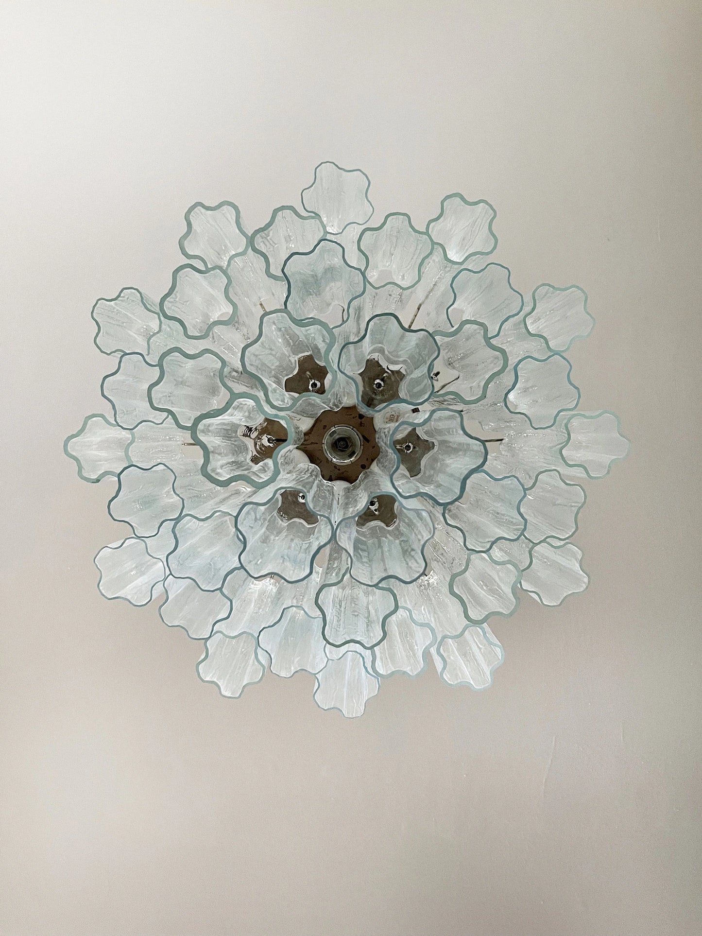 Murano takkrona Tubular Ø58 - 36 glas