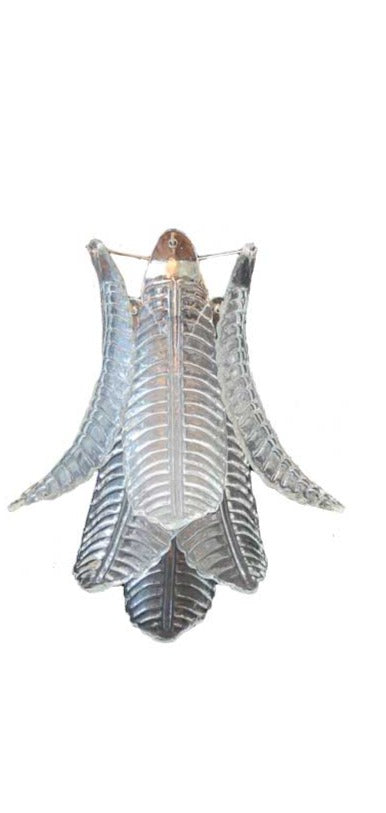 Murano vägglampa Feather