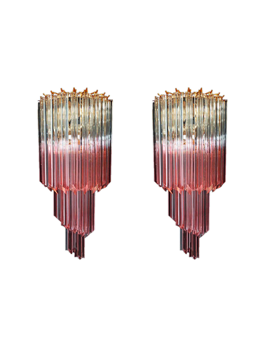 Vägglampa Spiral Pink Ombre