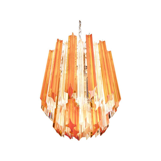 Murano takkrona Quadriedri Ø32 - 47 glas