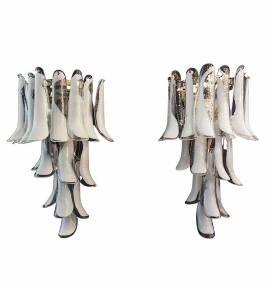 Murano vägglampa Calli White XL