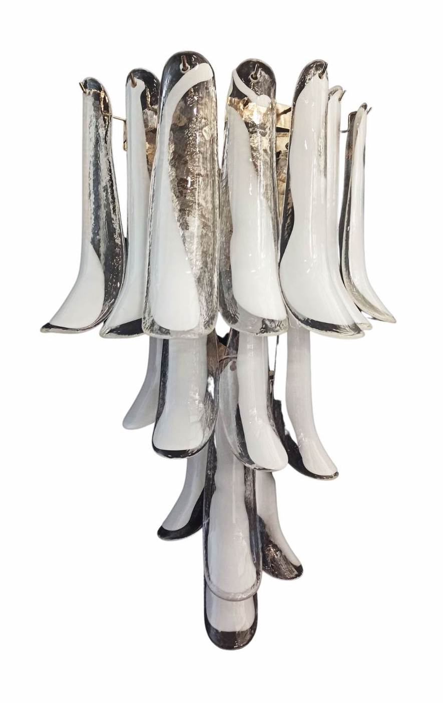 Murano vägglampa Calli White XL