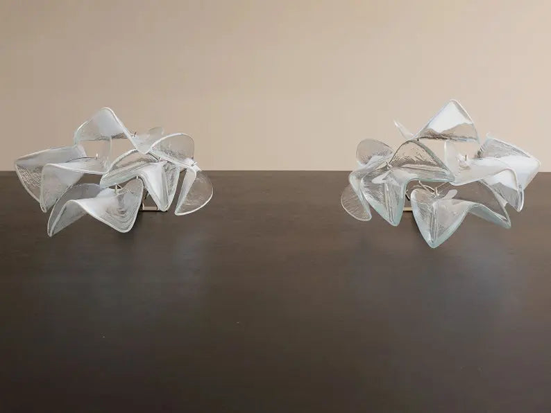 Murano vägglampa Goccia Rondini