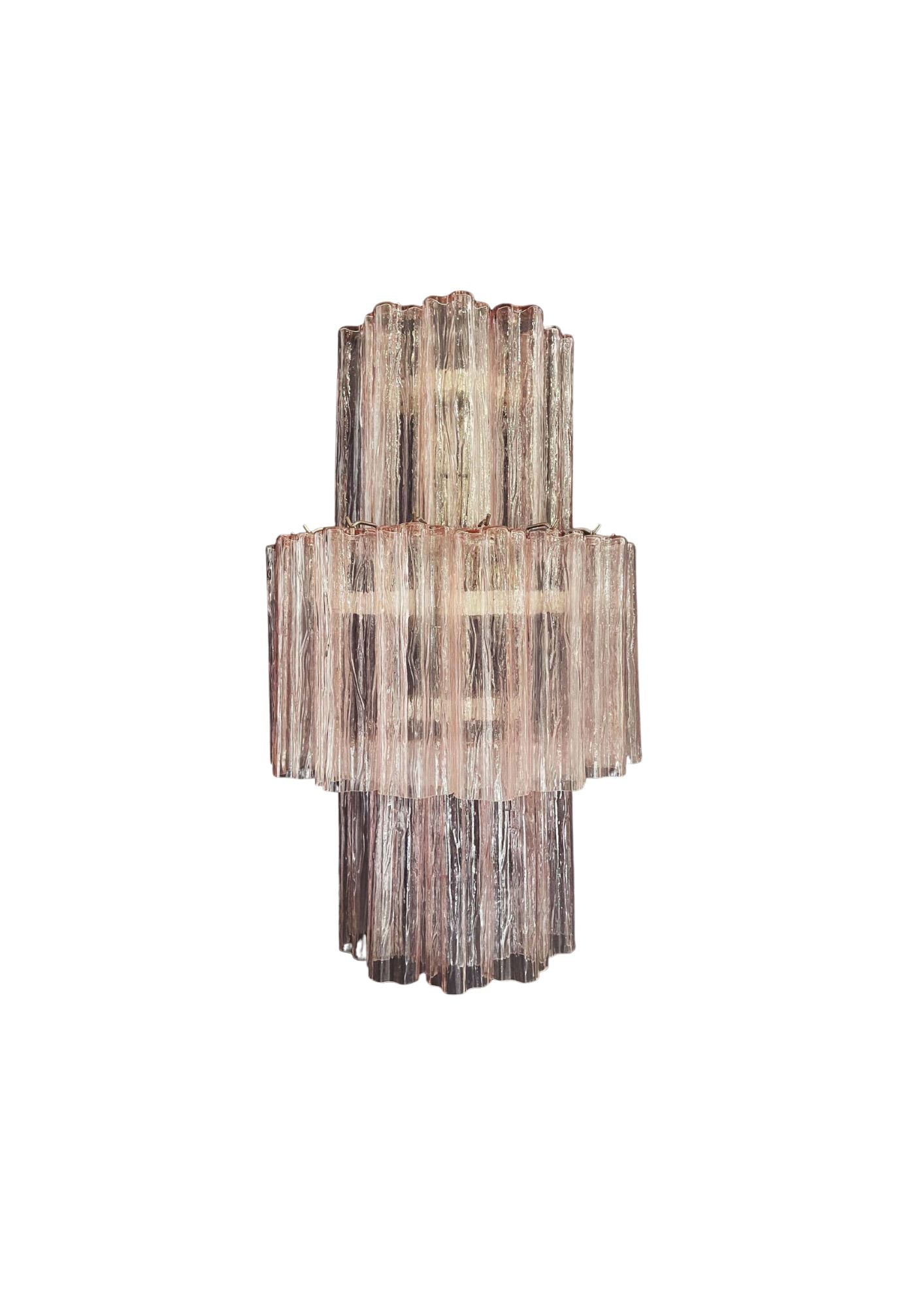 Vägglampa Tubular Grande Pink
