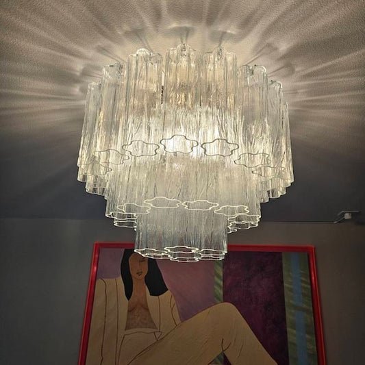 Murano plafond Tronchi Ø50 - 36 glas