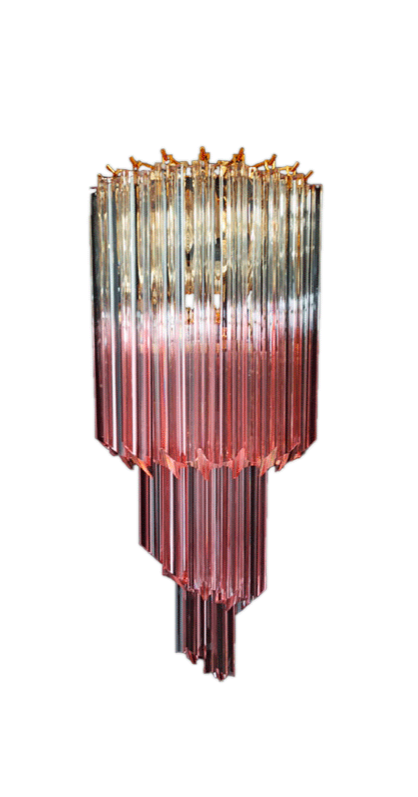 Vägglampa Spiral Pink Ombre