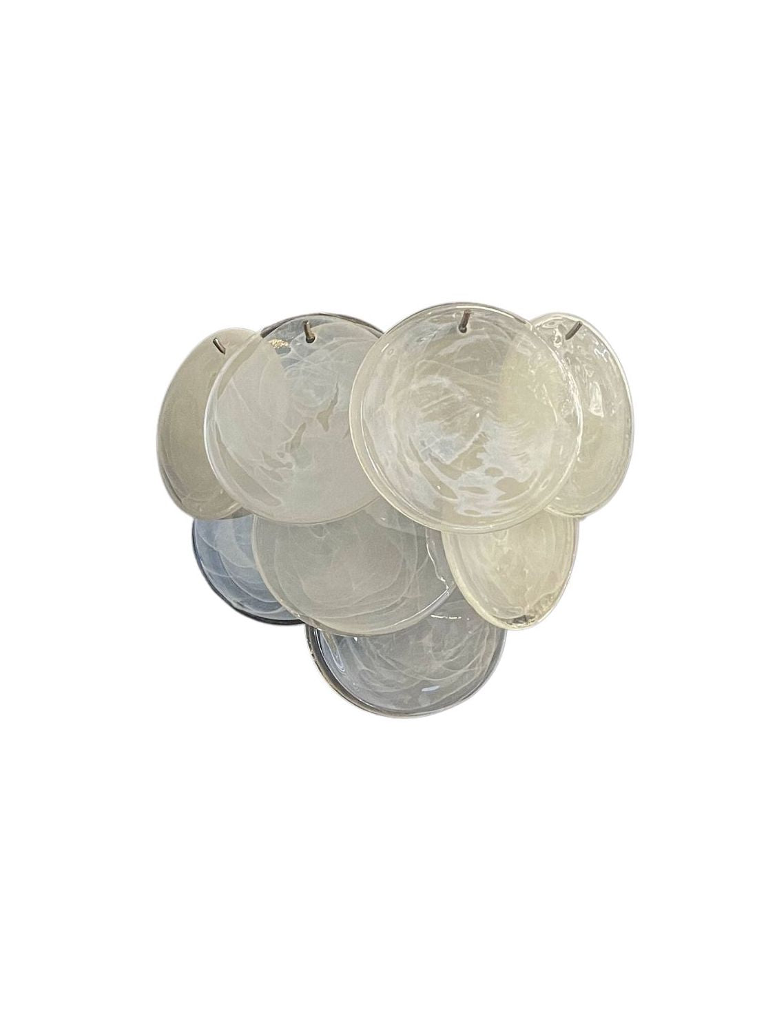 Murano vägglampa Iris Vit