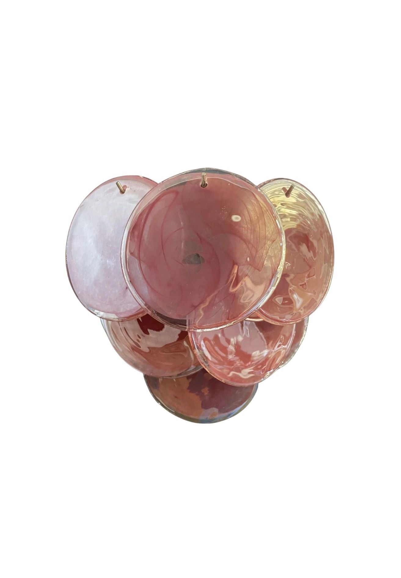 Murano vägglampa Iris Rosa