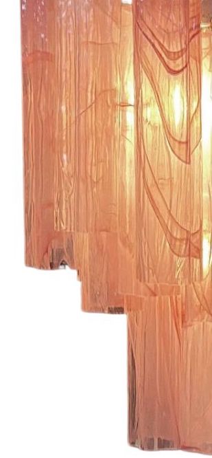 Murano takkrona Tubular Ø45 - 30 glas