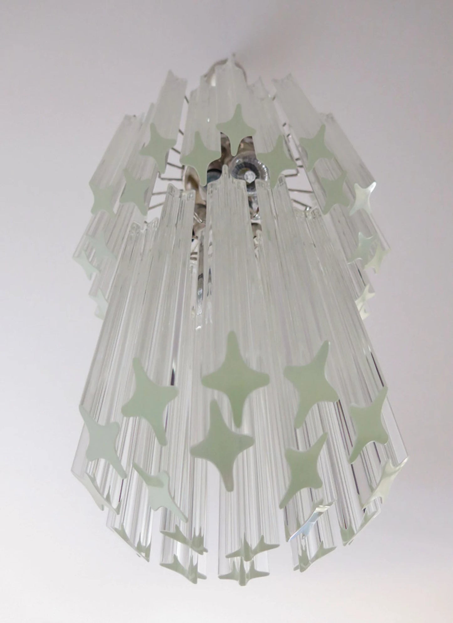 Murano takkrona Quadriedri Ø32 - 46 glas