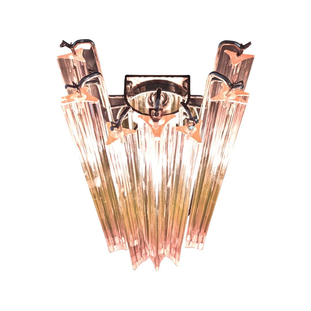 Vägglampa Triedi Rosa